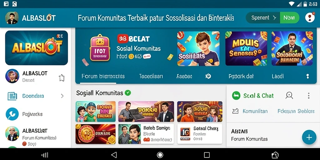 Tampilan antarmuka pengguna ALBASLOT yang menarik dan fungsional.