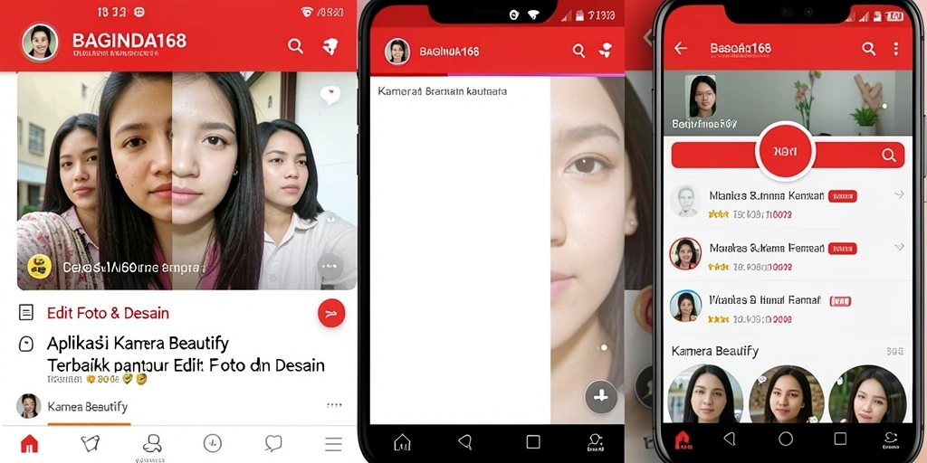 Antarmuka BAGINDA168 menampilkan berbagai fitur unggulan untuk editing foto.