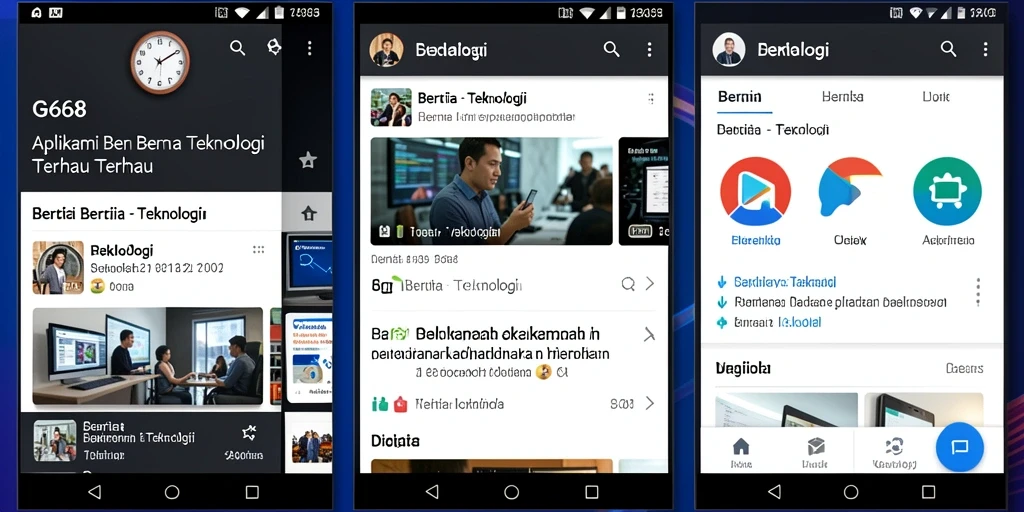 Tampilan antarmuka aplikasi G668 yang menarik dan informatif.