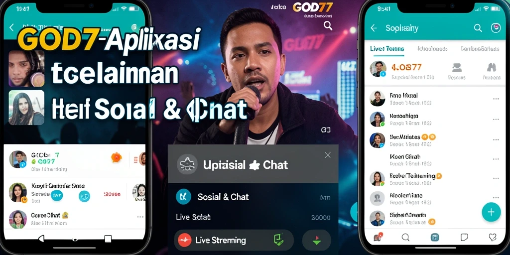 Antarmuka GOD77 yang menarik dengan fitur Live Streaming mendalam.