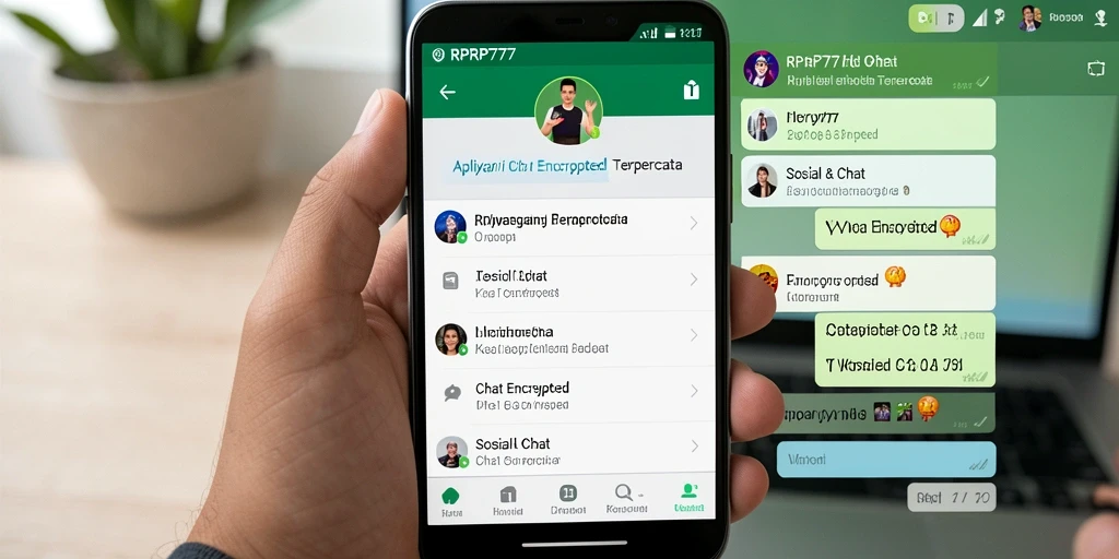 Antarmuka RPRP777 yang intuitif dan ramah pengguna untuk komunikasi aman.