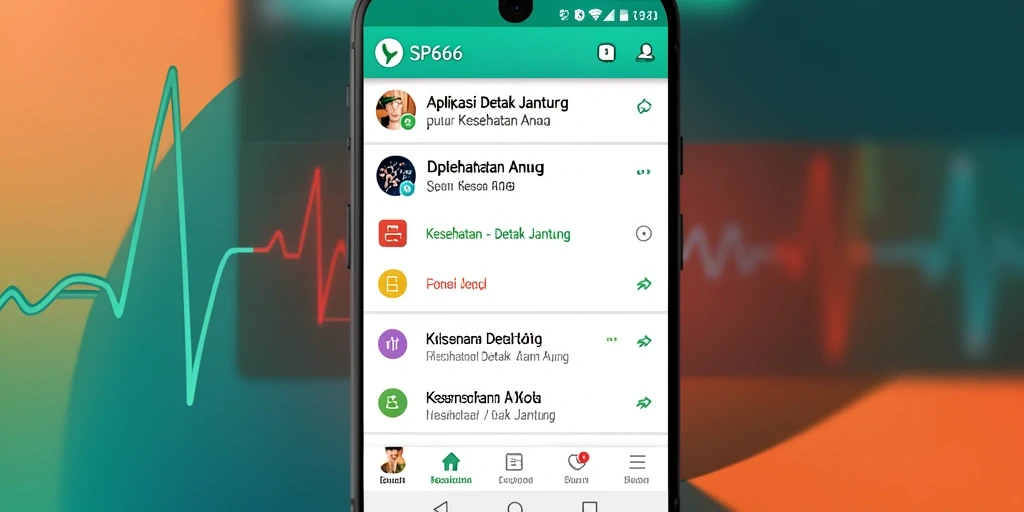 Tampilan antarmuka SP666 yang sederhana dan informatif.