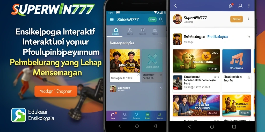 Tampilan antarmuka SUPERWIN777 yang interaktif dan informatif.